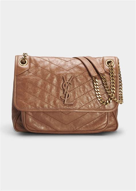 niki medium ysl quilted chain shoulder bag|Saint Laurent Niki Medium Shoulder Bag .